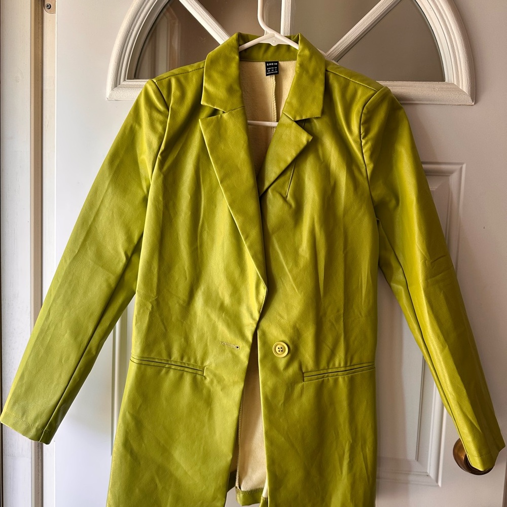 SHEIN Green Blazer